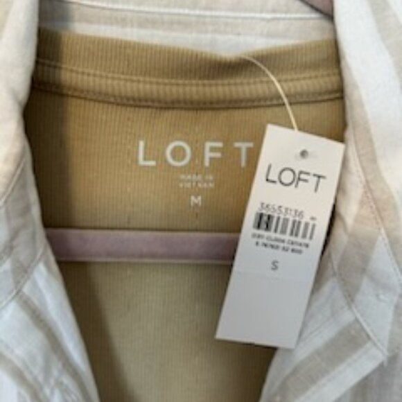 LOFT stripped shirt - Picture 2 of 5